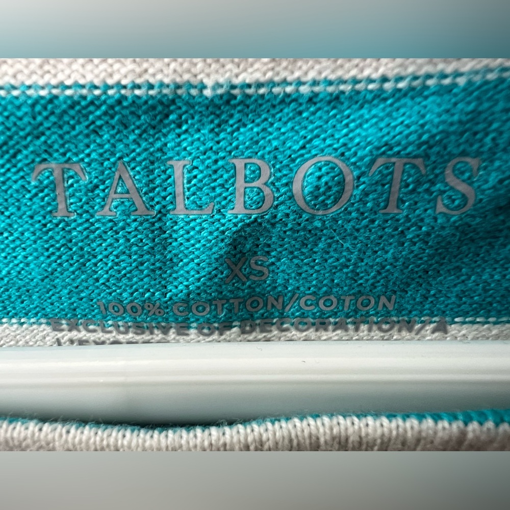 Talbots 3/4 Sleeve Shirt - Picture 3 of 3